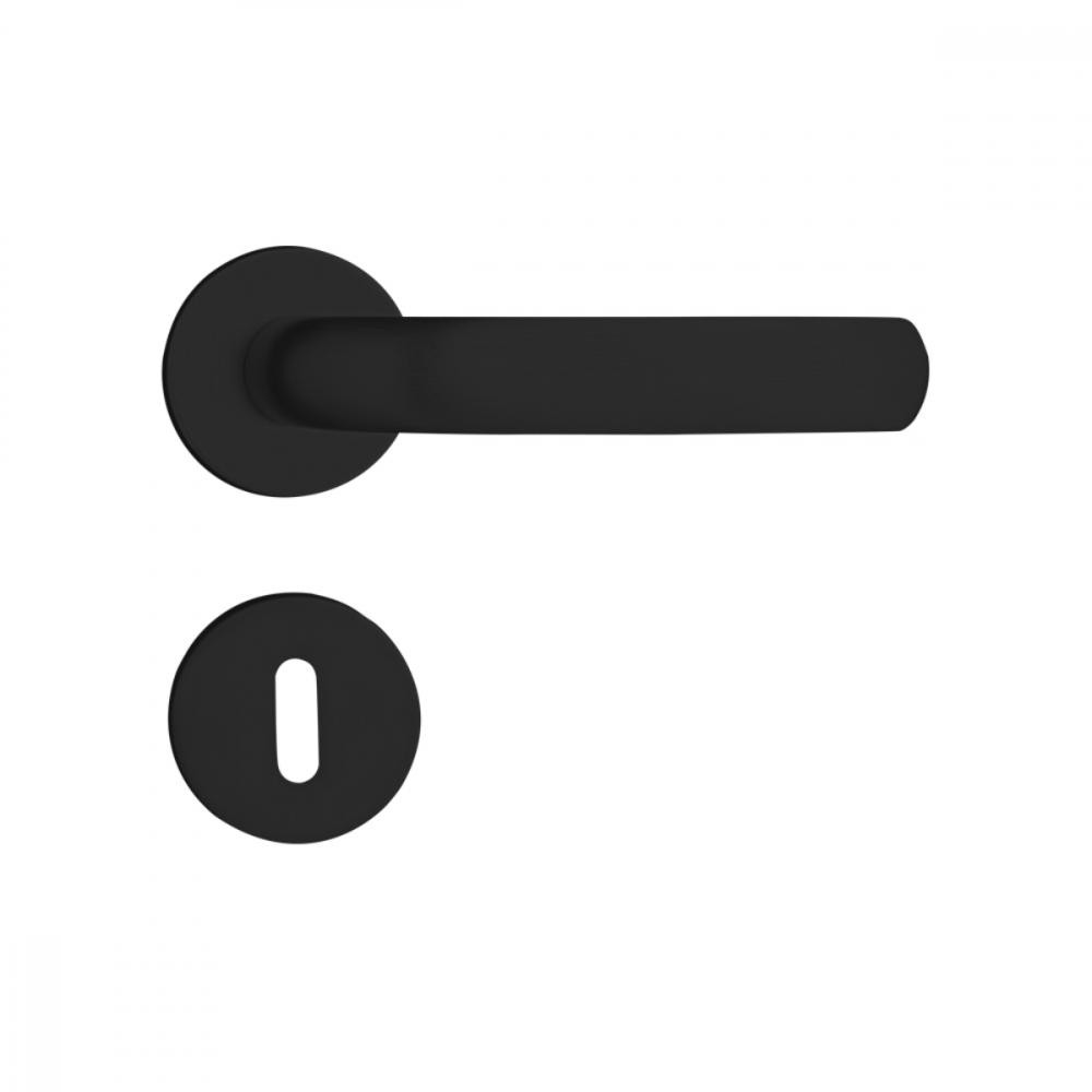 Fechadura Roseta Concept 406 Interno Preto Pado em Oferta na Shopee