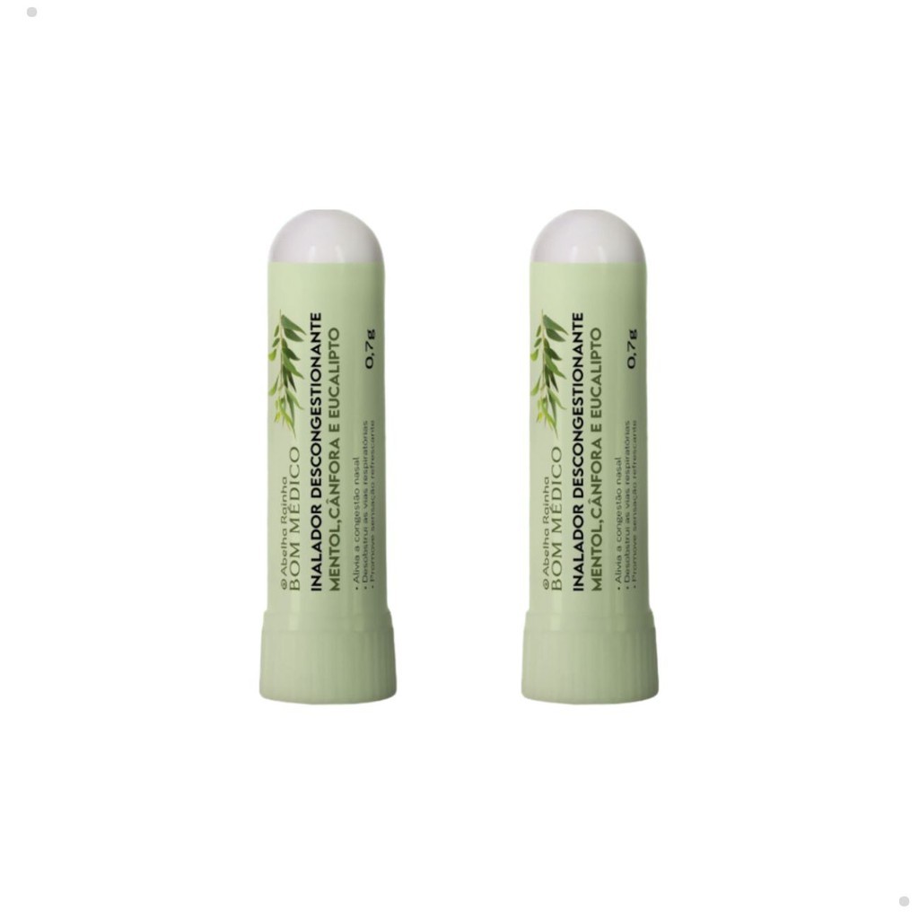 Kit 2 Inalador Para Alivio Nasal Bom Medico Abelha Rainha