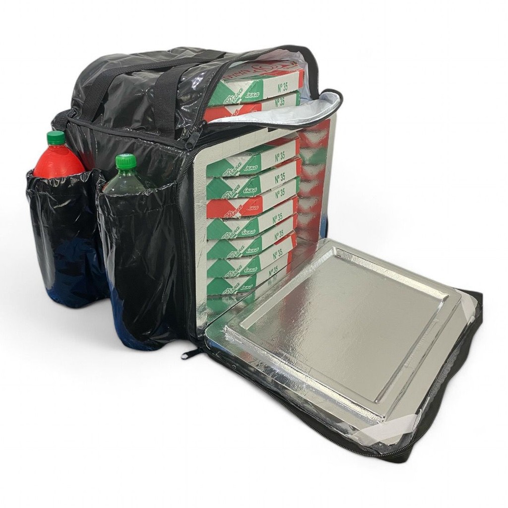 Mochila Motoboy Bag com Isopor Laminado para Entregas Delivery Mochila térmica Ifood para entrega Impermeável reforçada