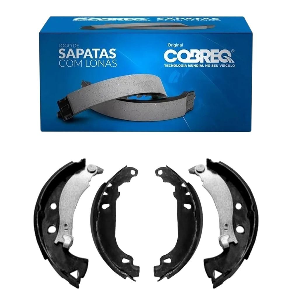 Sapata Lona Freio Peugeot 206 98-2010 Traseira Bosch Cobreq