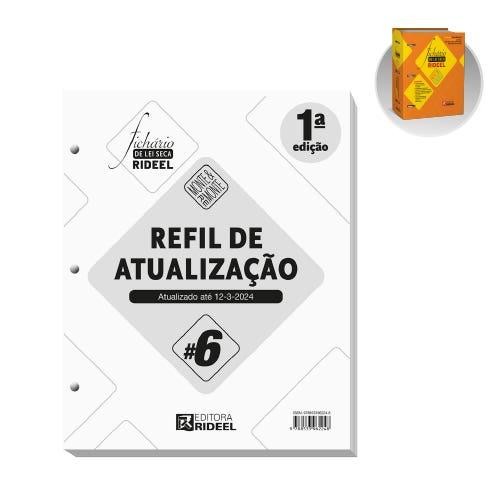 Refil de Atualização #6 - Fichário de Lei Seca Rideel – Monte & Remonte (Capa Laranja) em Oferta na Shopee