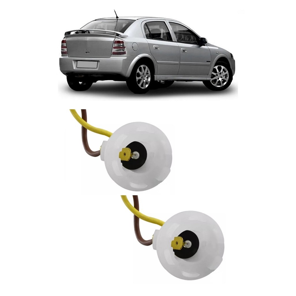 Par Soquete Lampada Lanterna Seta Ré 1 Polo Astra 2003 a 2011