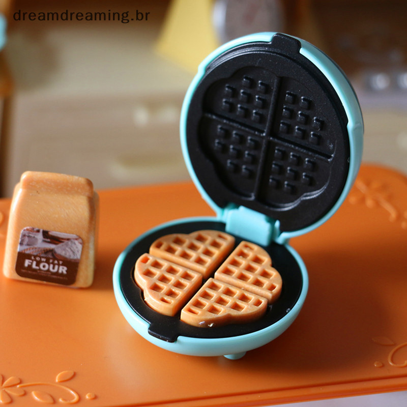 Casa De Boneca Cozinha Torradeira Bolso Forno Elétrico Modelo Em Miniatura .