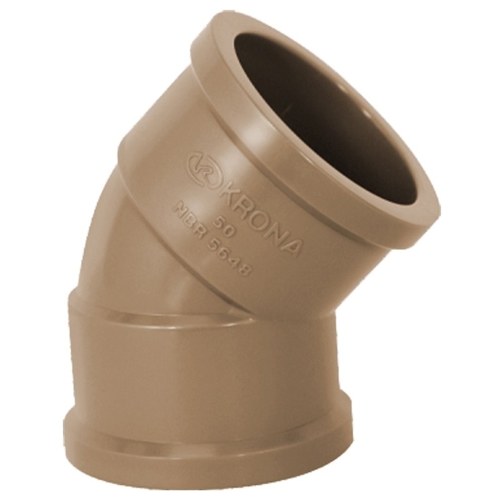 Joelho Soldável 45 Krona 25mm - Embalagem com 50 Unidades em Oferta na Shopee