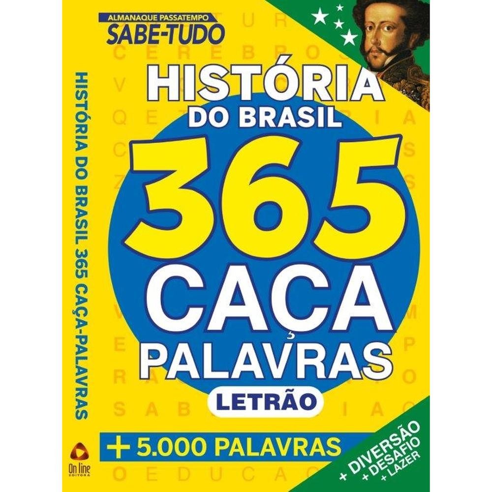 Almanaque Passatempo Sabe Tudo 365 Caça Palavras - História do Brasil - Books & Magazines
