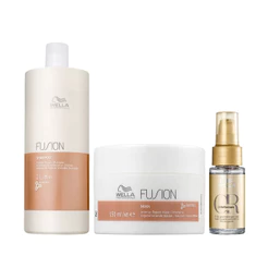 Kit Fusion Shampoo, Máscara & Oil Reflections - Wella