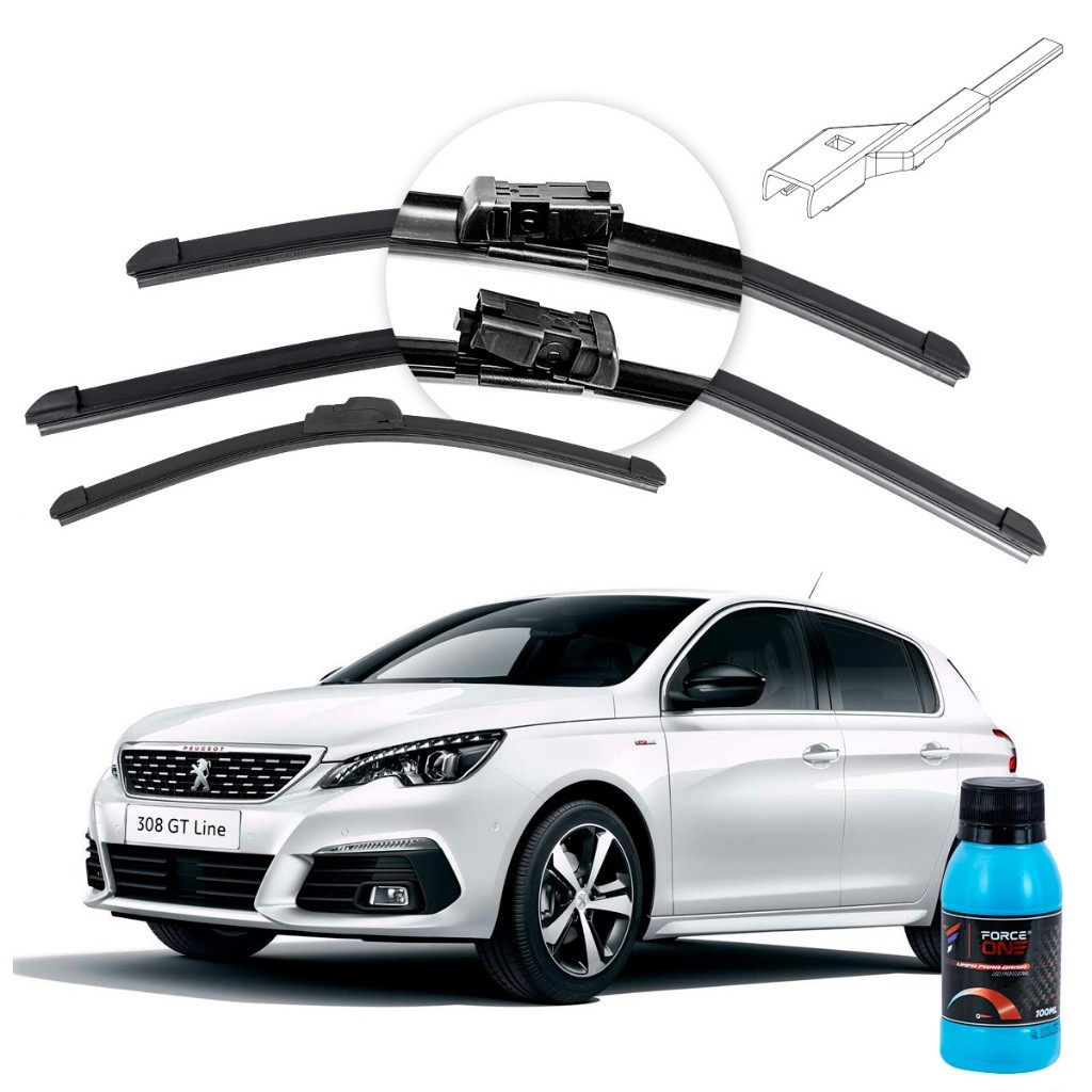 Limpador de Parabrisa Peugeot 308 ano 12 a 19 Especifica Dianteira e Traseira em Oferta na Shopee