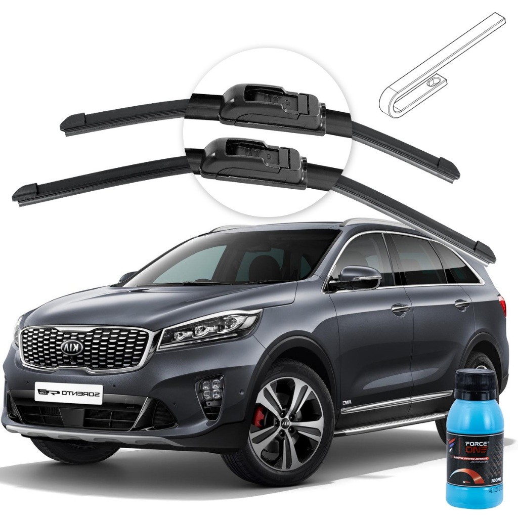 Limpador de Parabrisa Kia Sorento ano 17 a 2024 em Oferta na Shopee