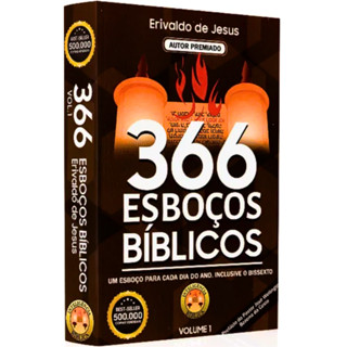 366 Esboços Bíblicos | Erivaldo de Jesus | Vol. I em Oferta na Shopee