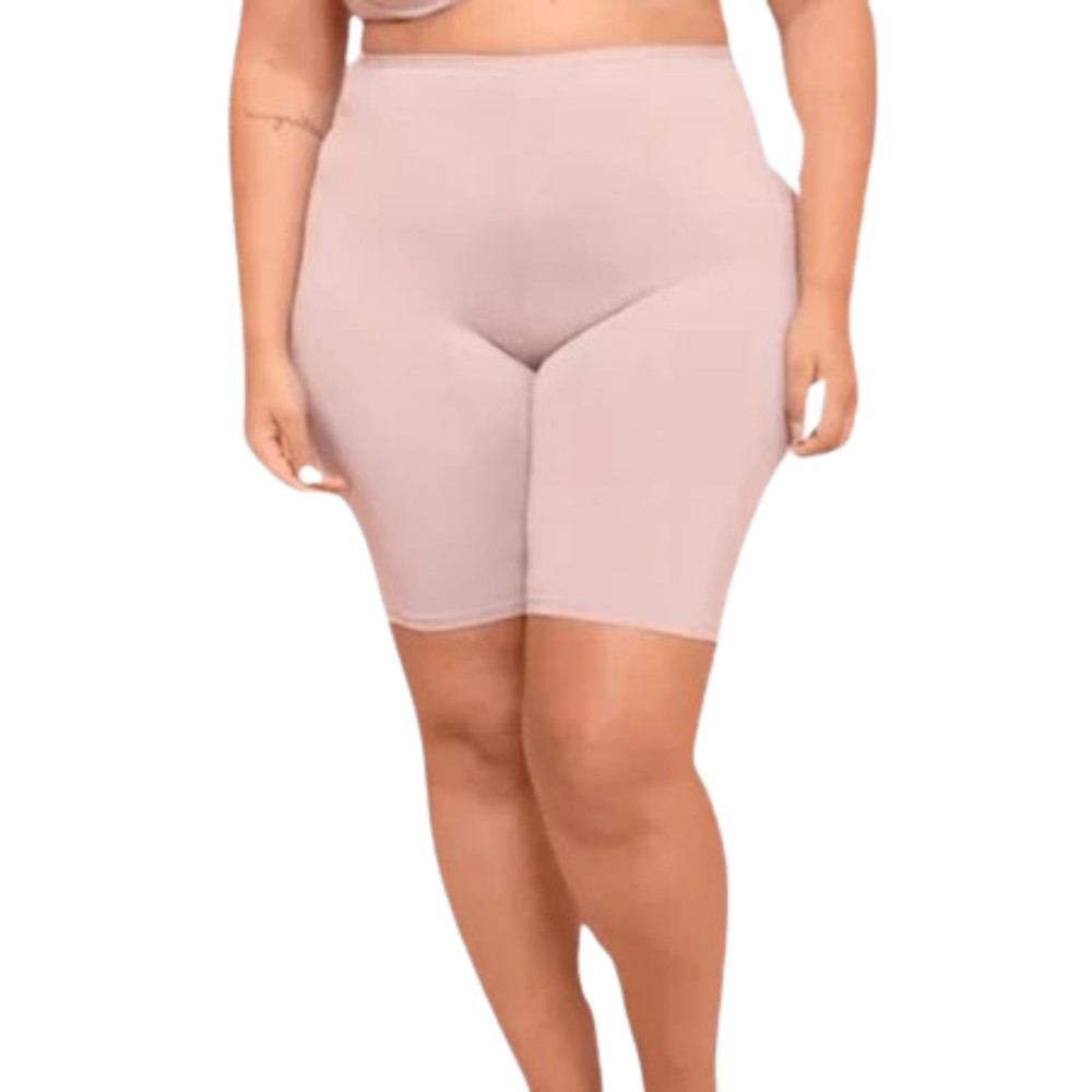 Short Segunda Pele Plus Size Feminino Anagua Bermuda Usar De Baixo De Saia E Vestido Não Marca