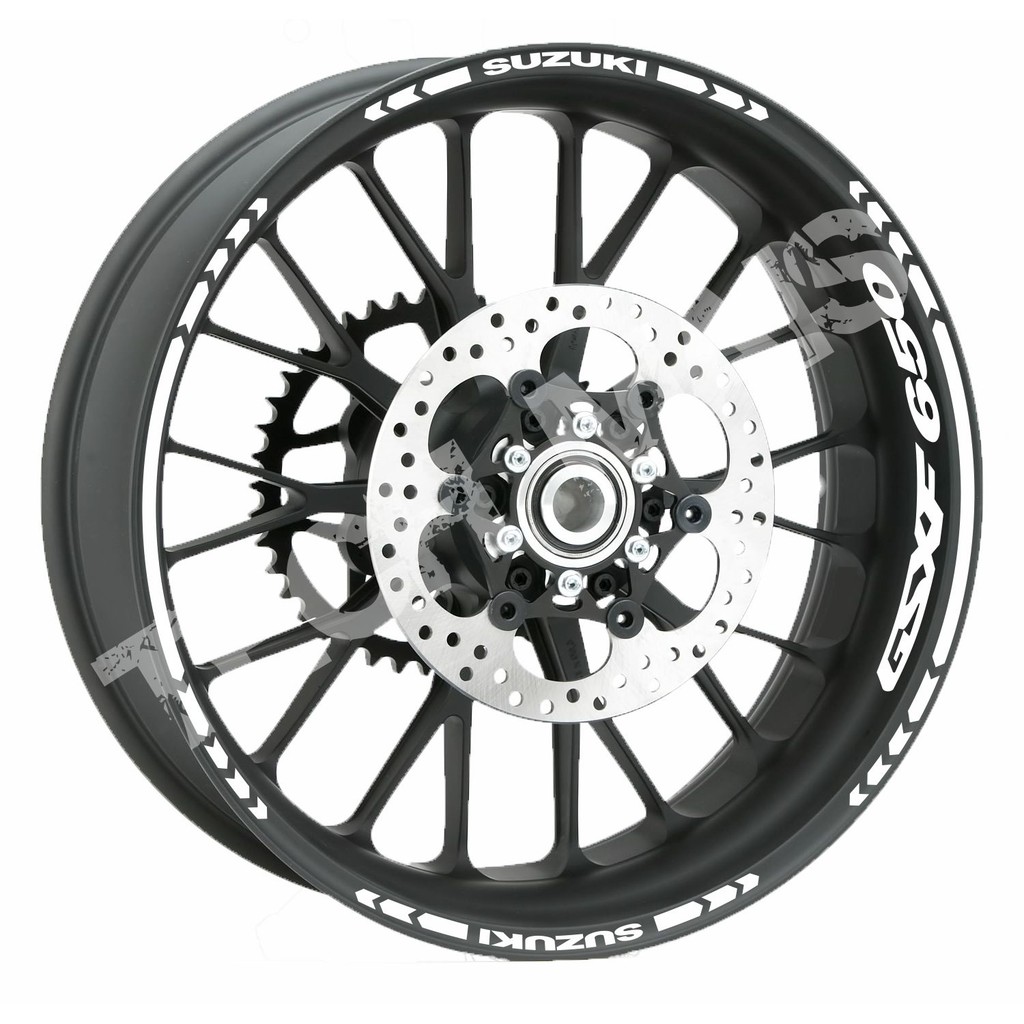Kit Adesivos Refletivo De Rodas e Frisos para Moto Suzuki Gsx650f GSX 650F GSX F650 GSXF 650