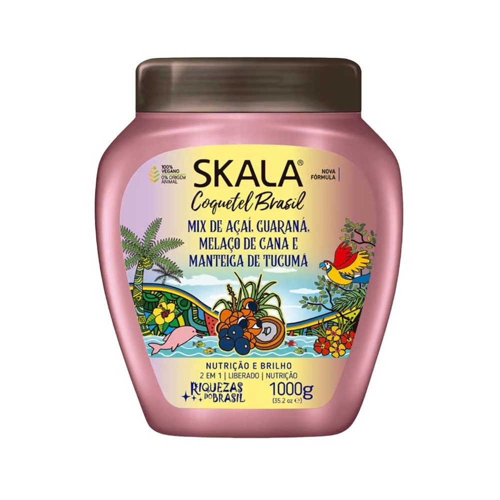 Creme De Tratamento Skala Coquetel Fortalecedor 1kg em Oferta na Shopee