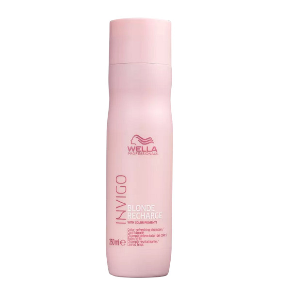 Wella Professionals Invigo Blonde Recharge - Shampoo Desamarelador 250ml em Oferta na Shopee