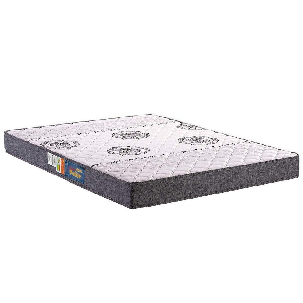 Colchão Casal Espuma D45 Pérola Brown (138x188x17) - Polar em Oferta na Shopee