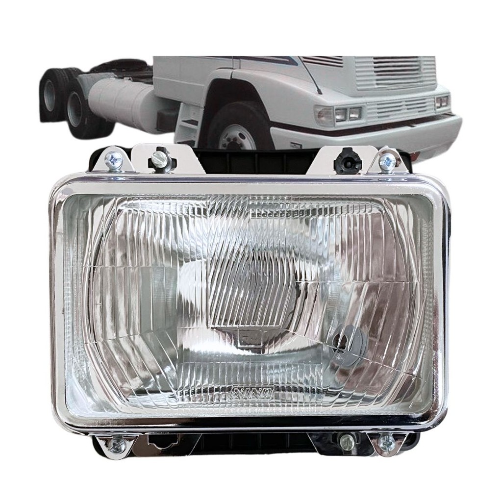 Farol MB Mercedes Bicudo Cara Preta 1113 1313 1513 LD Nino - Spare Parts and Accessories for Vehicles