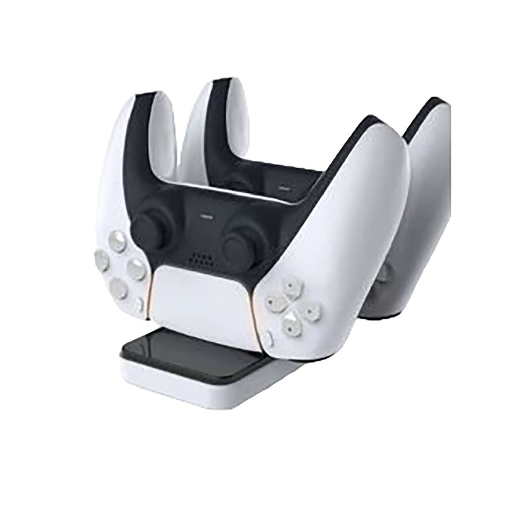 CARREGADOR DUPLO PARA GUARDAR E CARREGAR JOYSTICK PS5 PLAY 5