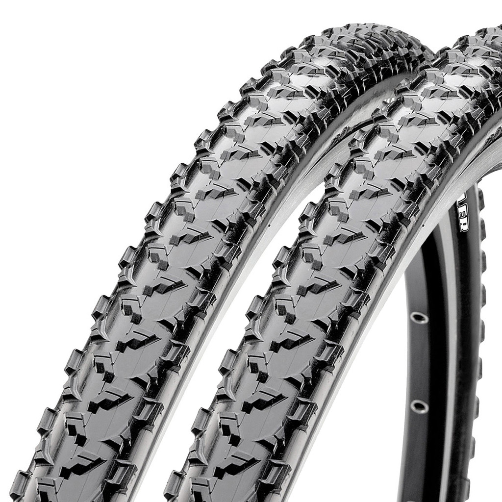 Kit 2 Pneus Maxxis Mud Wrestler 700X33C Dobrável Carbon Fiber 120 TPI Exo/Tr Preto