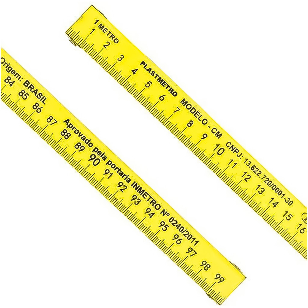 Régua Metro Padrão Inmetro Em PVC Para Balcão Alfaiate Tecelagem Medidas Tecidos Roupas em Oferta na Shopee
