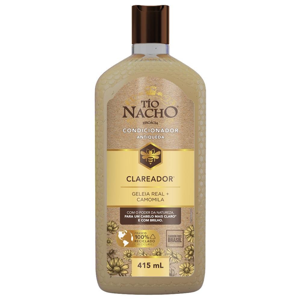 CONDICIONADOR ANTIQUEDA CLAREADOR GELEIA REAL E CAMOMILA TÍO NACHO 415ML — imagem 2 de 2
