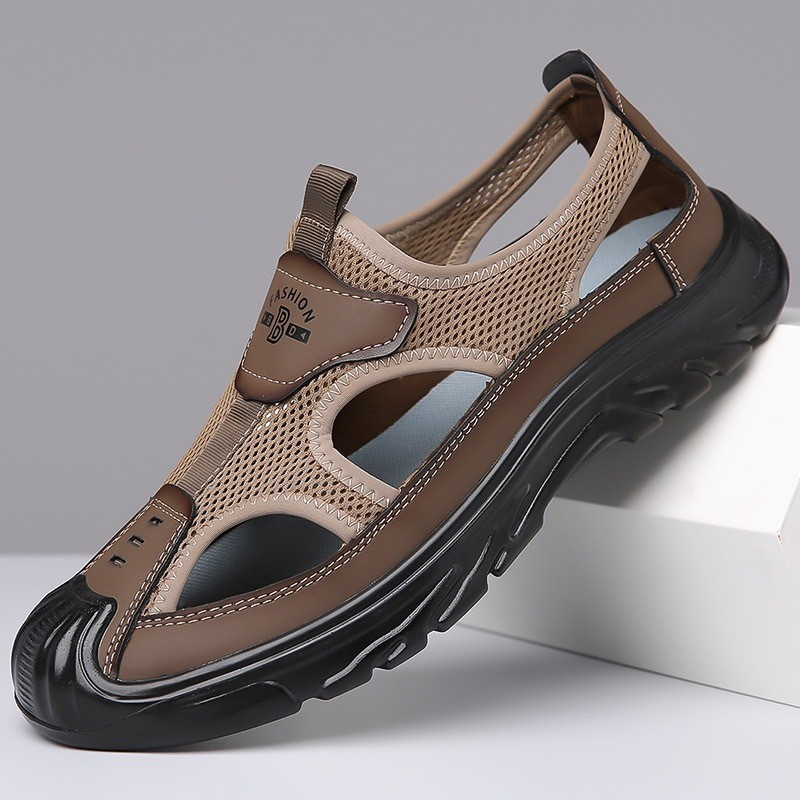 Sandália Masculina Confortável . De Borracha Sola Antiderrapante Franciscana