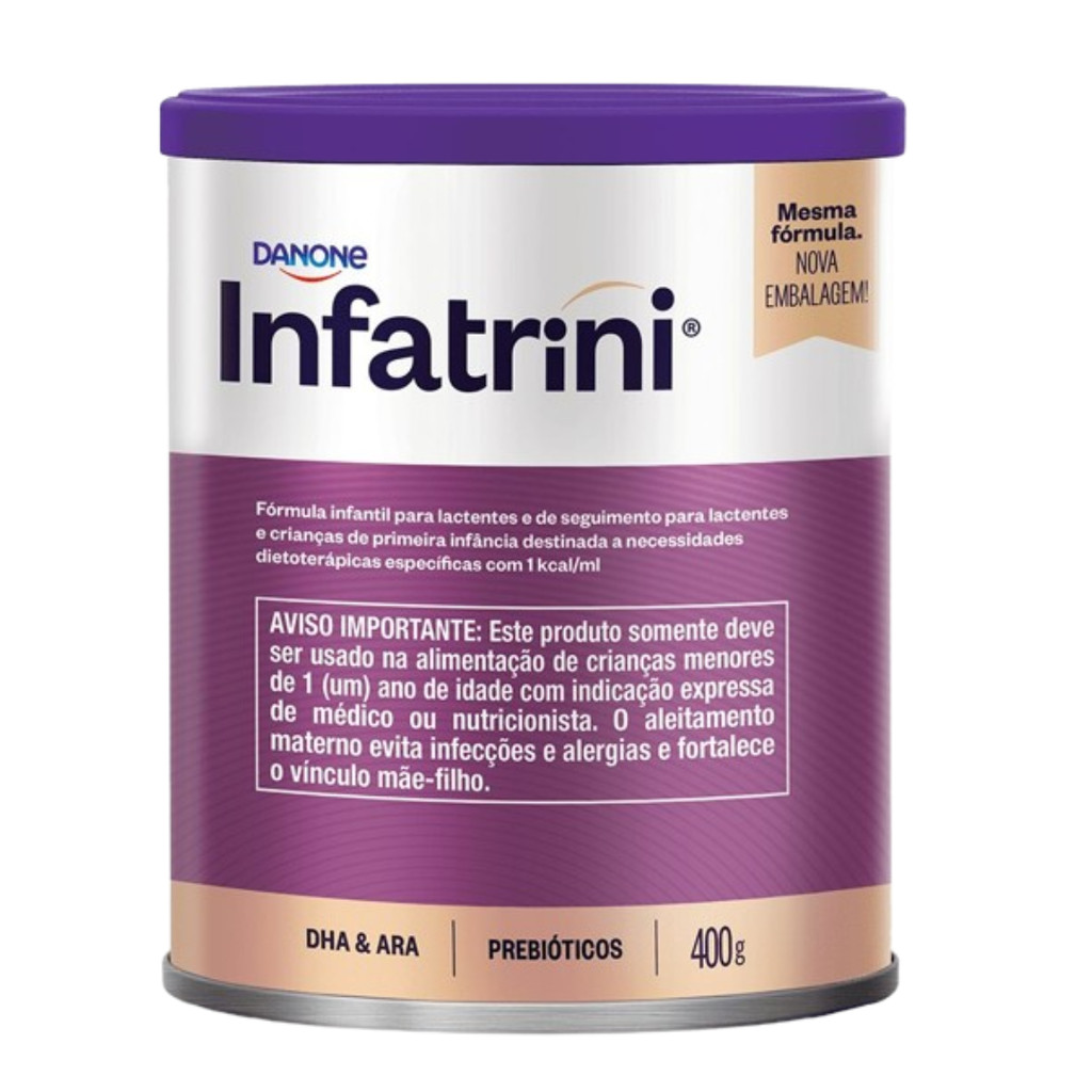 INFATRINI Fórmula infantil em pó Danone- 400g -Sem Sabor