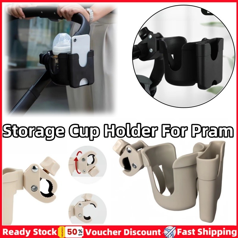 Porta-Copos Multifuncionais Para Carrinho De Bebê 3 Em 1 Garrafas Removível Com Design Antiderrapante Acessórios