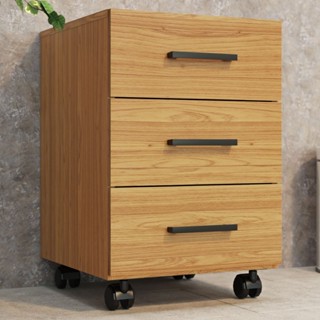 Gaveteiro com Rodízios 3 Gavetas 100% Mdf Freijó F16 - Pradel em Oferta na Shopee