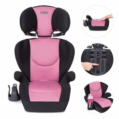 Cadeirinha Urban Baby Booster Verona 15-36kg 5 Posições Rosa