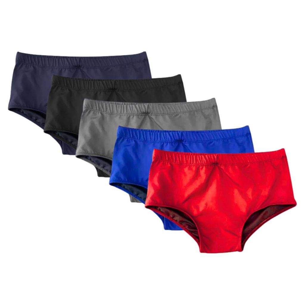 Kit 5 Sungas Masculinas Slim Tradicional Proteção UV 50+ Adulto Forrada Moda Praia Verão