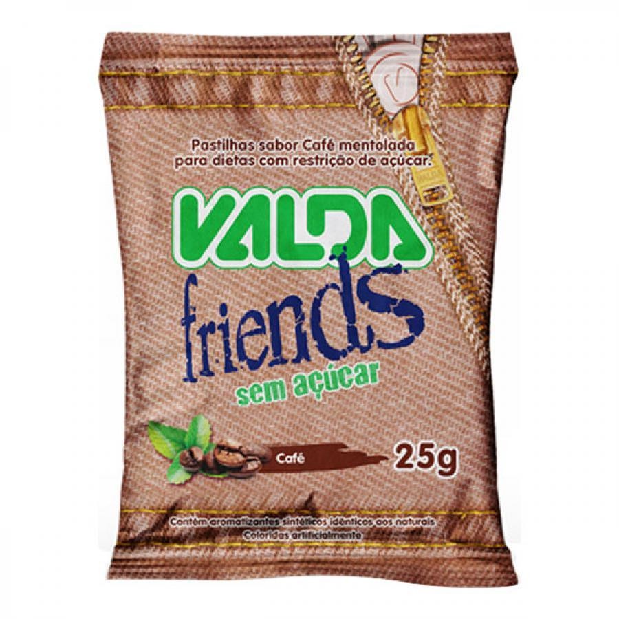 Pastilha Sem Acucar Valda Friends Cafe 25g em Oferta na Shopee
