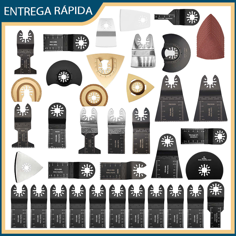 Lâmina de serra vibratória universal Lâmina de serra de libertação rápida para corte de madeira multifuncional em Oferta na Shopee