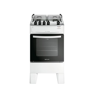 Fogão 4 Bocas Atlas Milão Top Branco com Mesa de Inox a Gás Bivolt em Oferta na Shopee