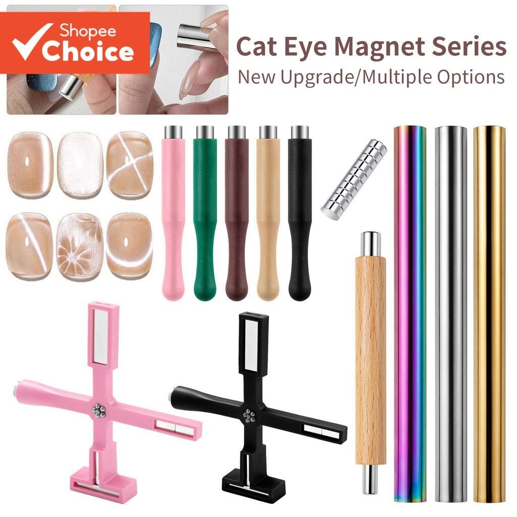 1Pc Olho De Gato Ímã Vara Unha Polonês Gel Fantasia Multifuncional Unhas Arte Caneta Magnética