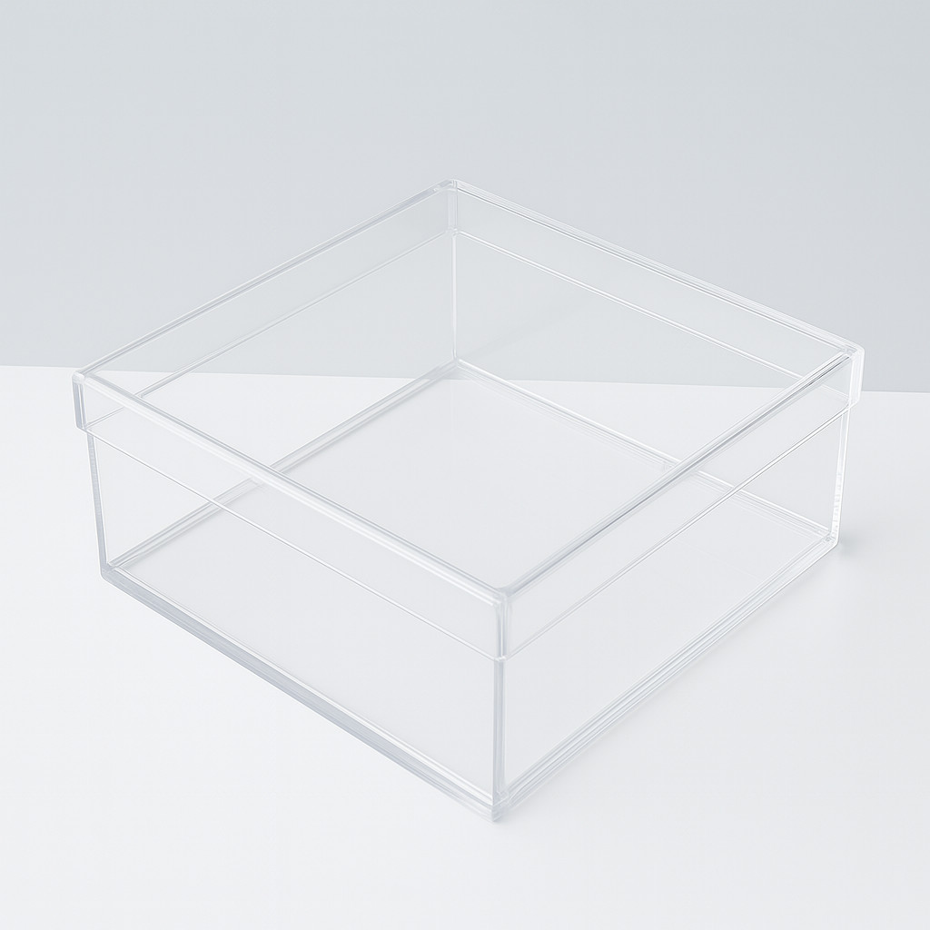 Caixa Presente em Acrílico Transparente – Luxo e Decoração