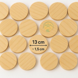 Bolacha de Madeira Redondo Artesanal Decoração em Oferta na Shopee