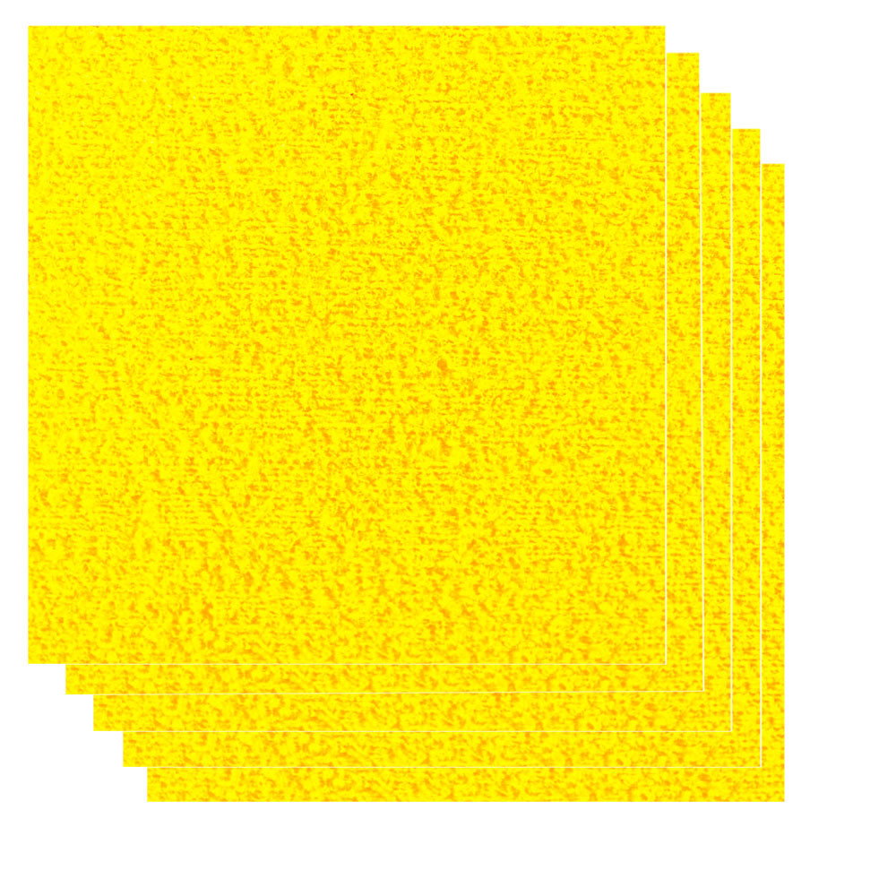 Placa de EVA 40x48cm atoalhado Amarelo pacote com 5 folhas Gatte