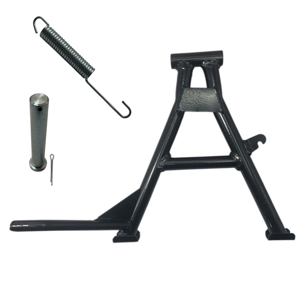Kit Cavalete Central Preto Strada Cbx 200 Cometa + Pino+Mola