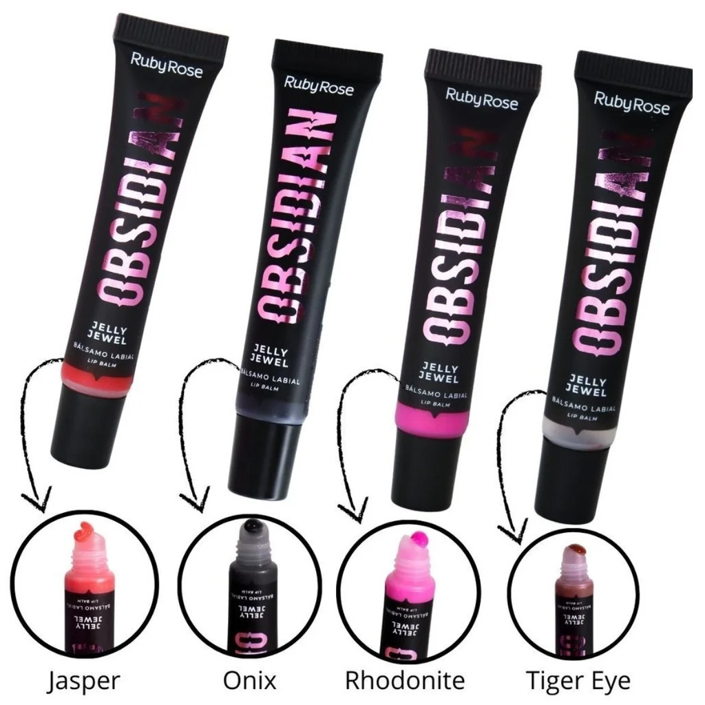 BALM JELLY JEWEL OBSIDIAN ONIX HB74002 RUBYROSE