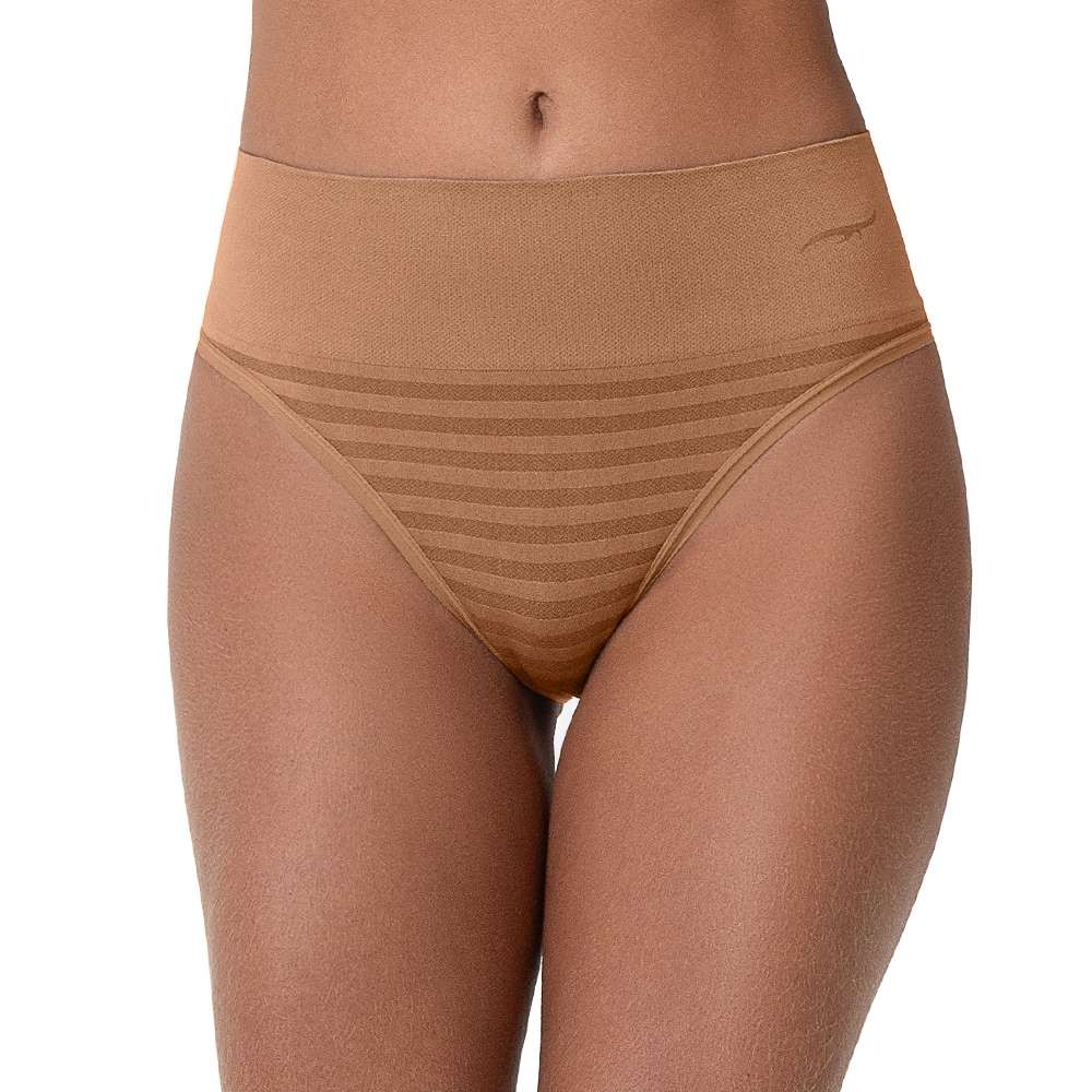 Kit 2 Calcinhas Tanga sem Costura Amêndoa Zee Rucci em Oferta na Shopee