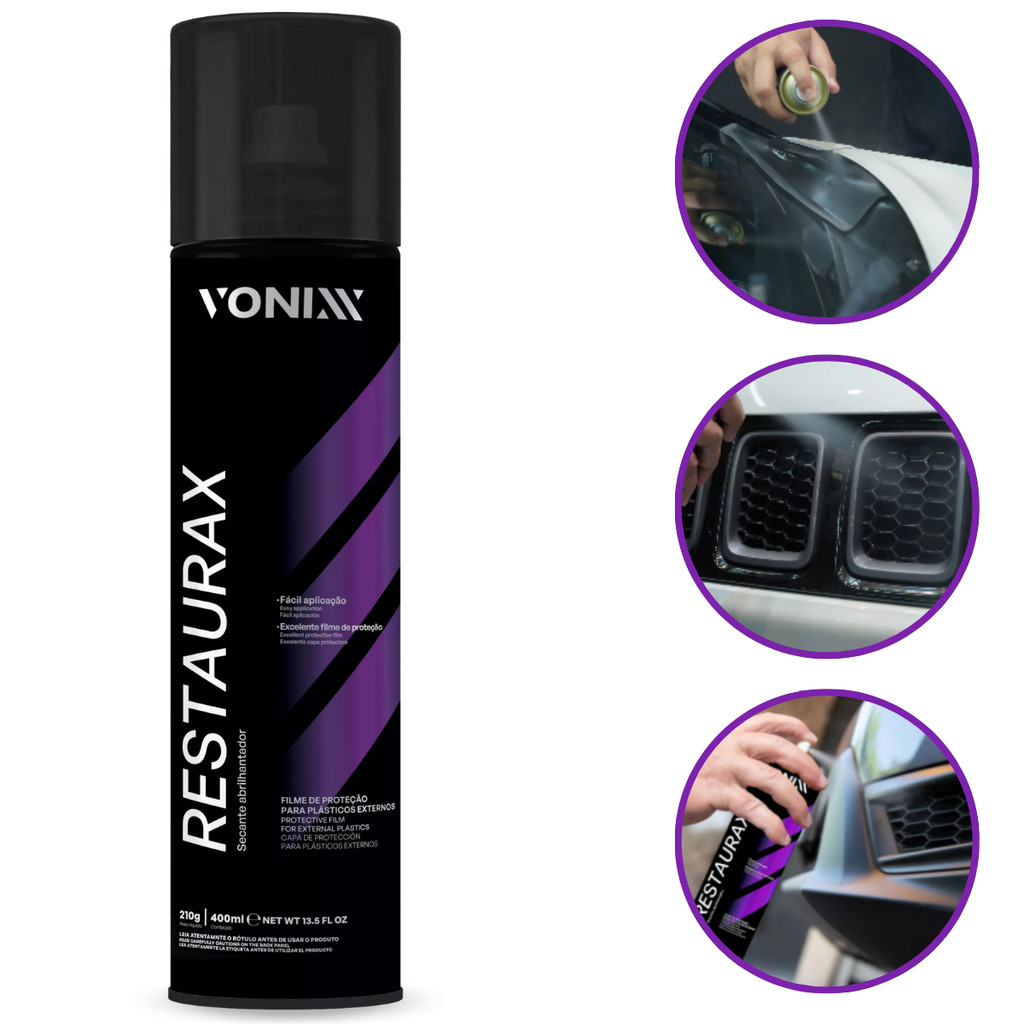 Restaurax Spray Vonixx 400ml Poder de Restauração Com Maior Agilidade na Aplicação