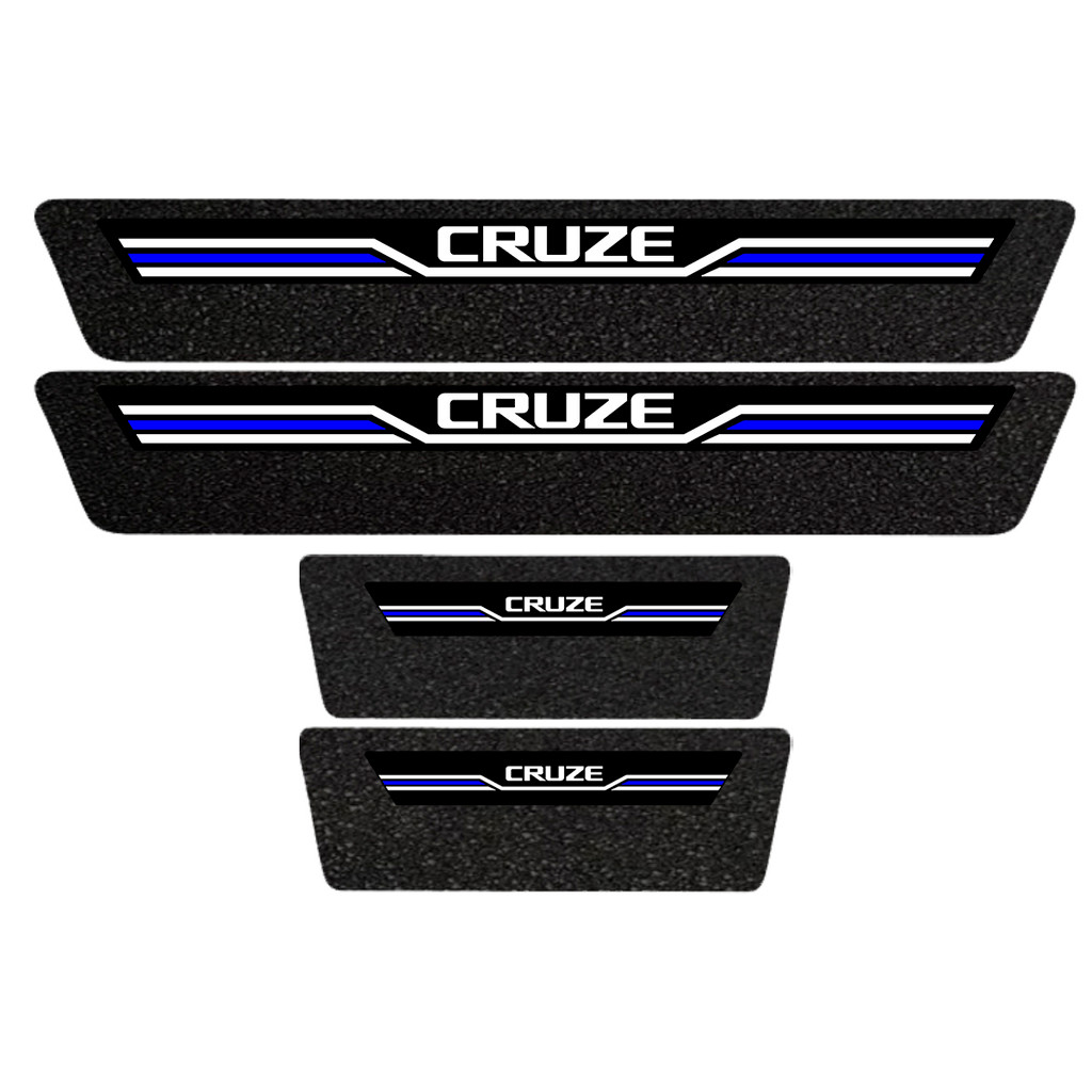 Soleira Protetora Porta Sport Azul Cruze 21 22 23 2024 2025