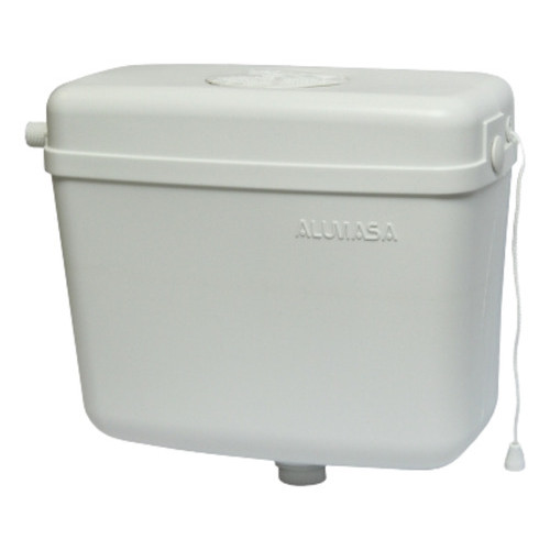 Caixa De Descarga 9 Litros Cordinha Controlada Universal Alta Cor Branca Parede Banheiro - Alumasa em Oferta na Shopee