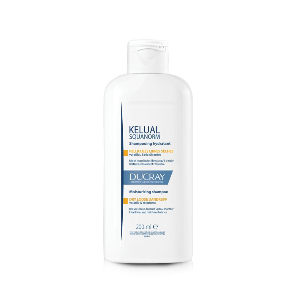 Shampoo Kelual Squanorm Ducray Caspas Cabelo Seco 200ml - Beauty