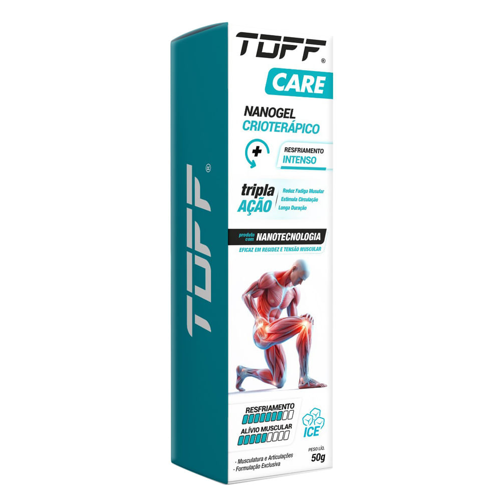Nanogel Crioterápico Toff Care Resfriamento Intenso 50g - Health