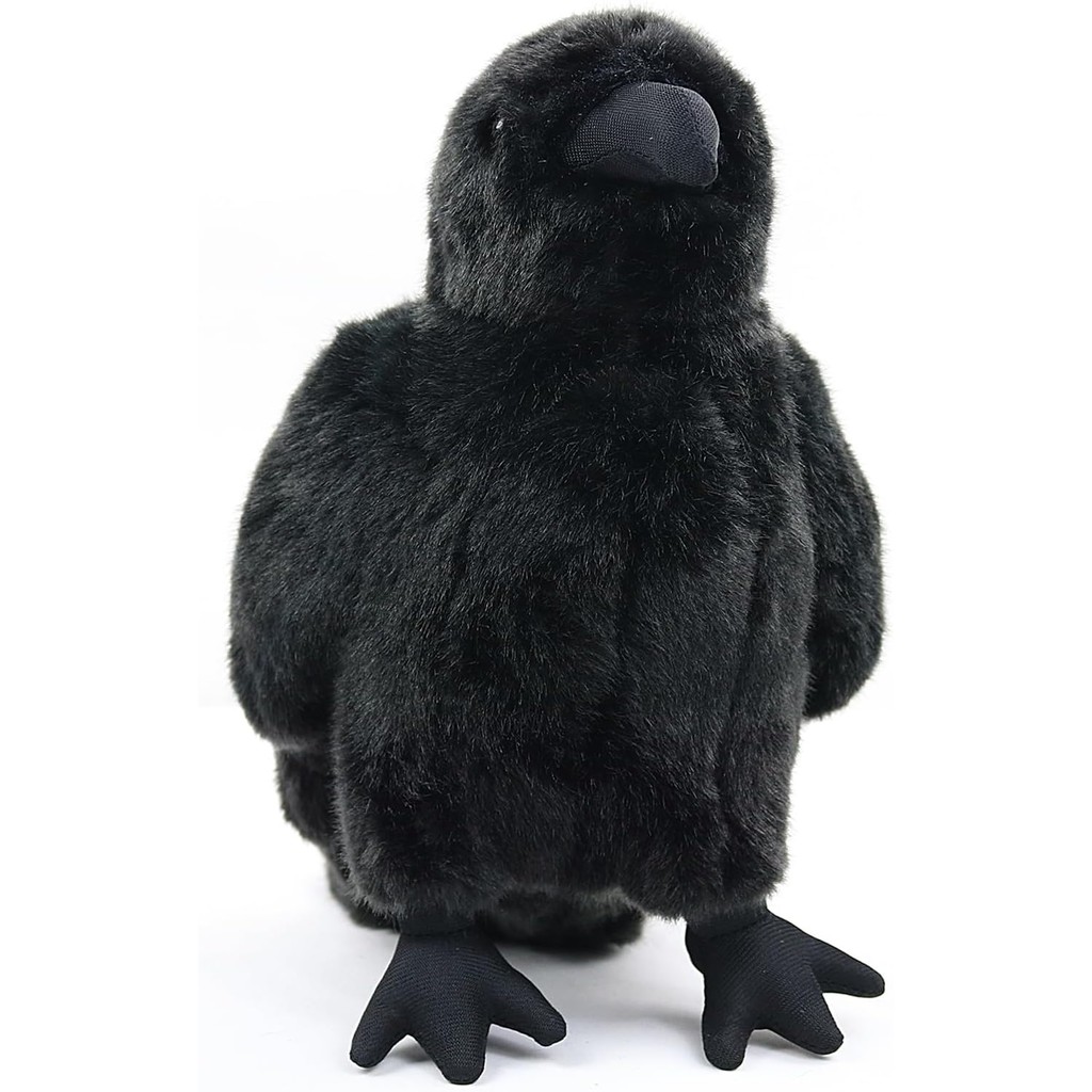 Grande Corvo Bicho De Pelúcia Realista 9.44'Preto Animal Travesseiro Brinquedos Macio Pequeno Pássaro Raven Boneca Para em Oferta na Shopee