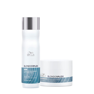 Kit Wella Professionals BlondorPlex Shampoo Máscara (2 produtos) em Oferta na Shopee