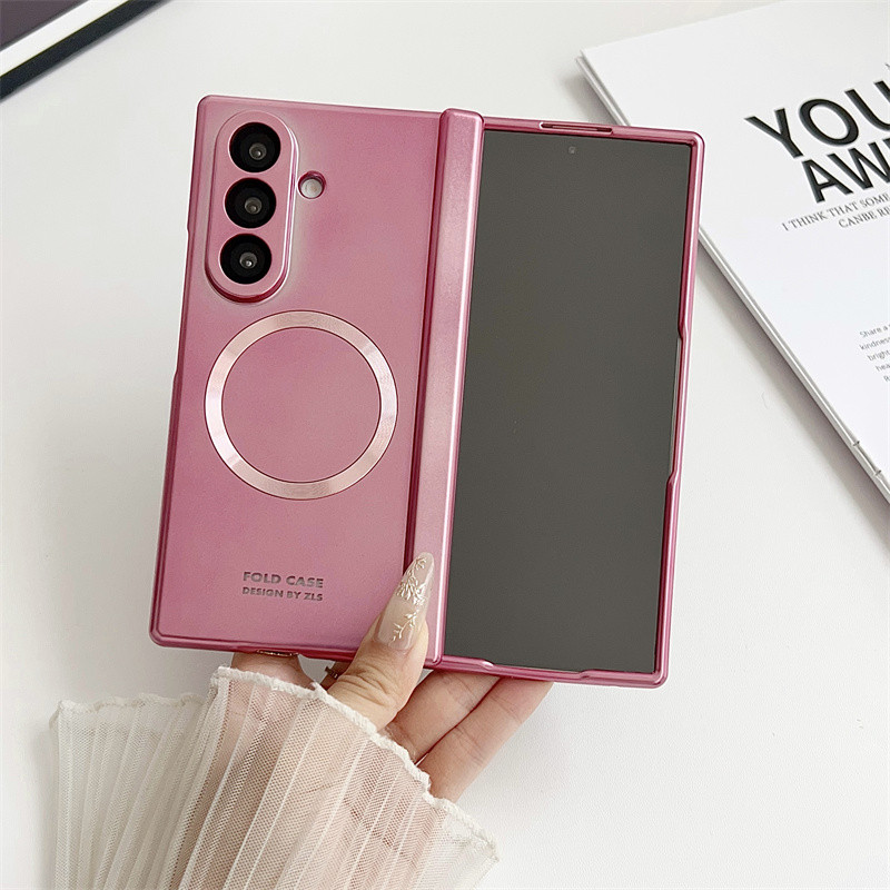 Para Samsung Galaxy Z Fold 7 6 5 Caso ELVEV Galvanizado Duro PC Sucção Dobrável