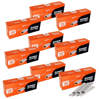 Kit com 3 , 5 ou 10 caixas de Grampos 26/6 Galvanizado Profissional 5000un cada em Oferta na Shopee