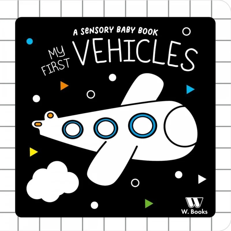 Livro Cartonado My First Vehicles - em inglês - W. Books
