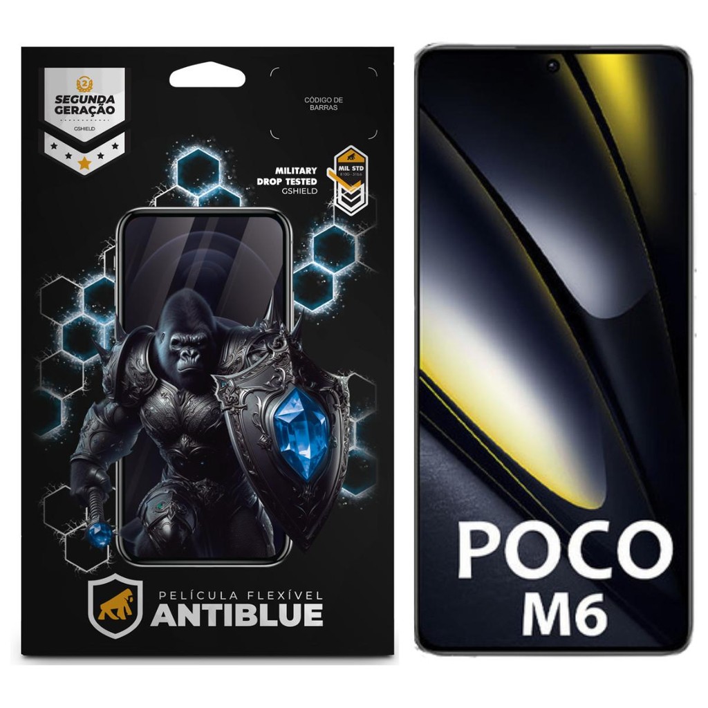Película para Xiaomi Poco M6 - AntiBlue - Gshield